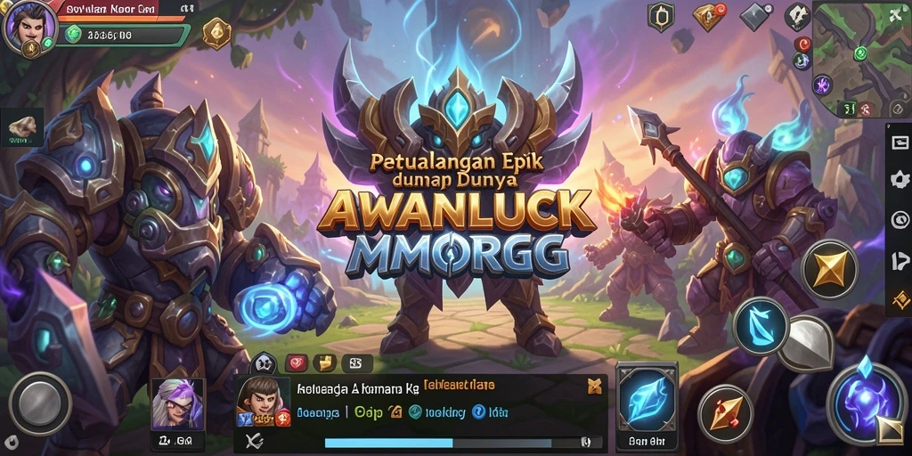 Tampilan menakjubkan dari gameplay epic di dunia <strong>AWANLUCK</strong>.