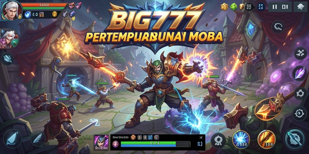 Tampilan gameplay seru dan dinamis dari BIG777.