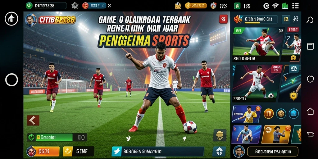 Tampilan gameplay CITIBET88 yang penuh aksi dan informatif.