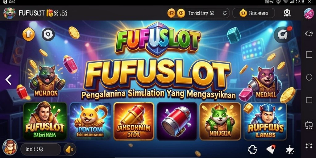 Gameplay menarik di FUFUSLOT yang menunjukkan elemen simulasi.