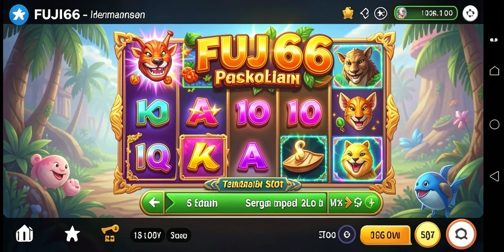 Tampilan menarik dari gameplay Slot FUJI66 yang seru.