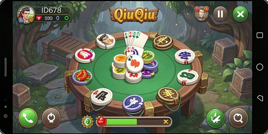 Screenshot gameplay QiuQiu ID678 yang seru.