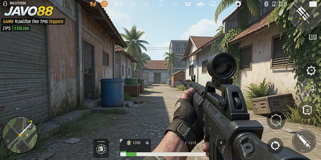 Tampilan gameplay <strong>JAVO88</strong> yang penuh aksi dengan grafis menawan.