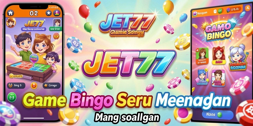 Screenshot gameplay JET77 yang menampilkan suasana bermain Bingo yang seru.