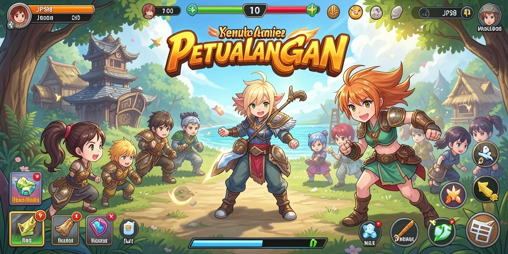 Screenshot utama JPS88 menampilkan aksi seru dalam permainan Anime.