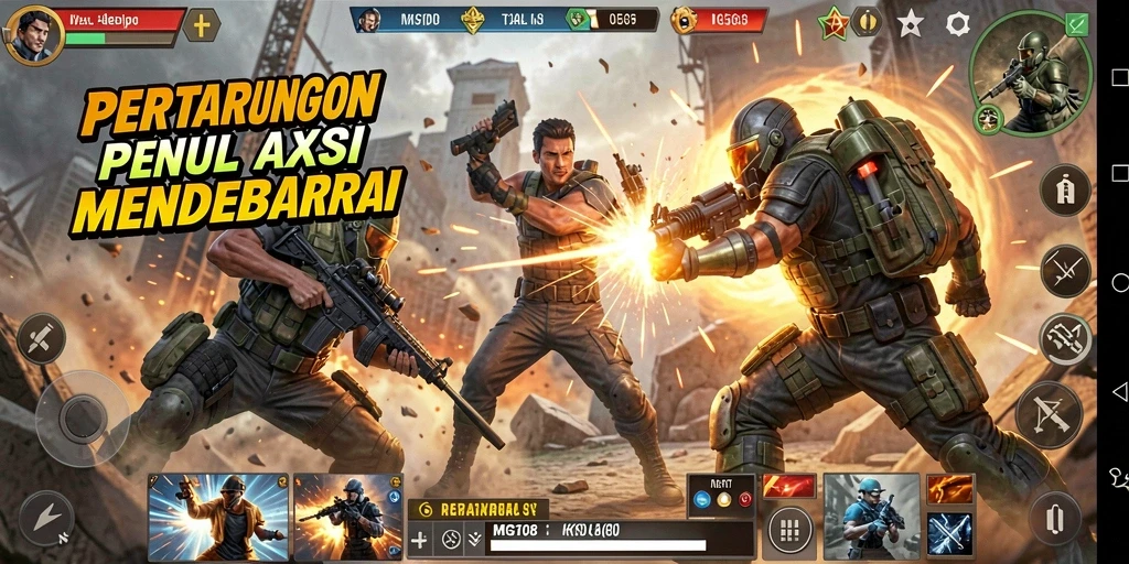 Gameplay seru dan grafis menawan dari MG108.