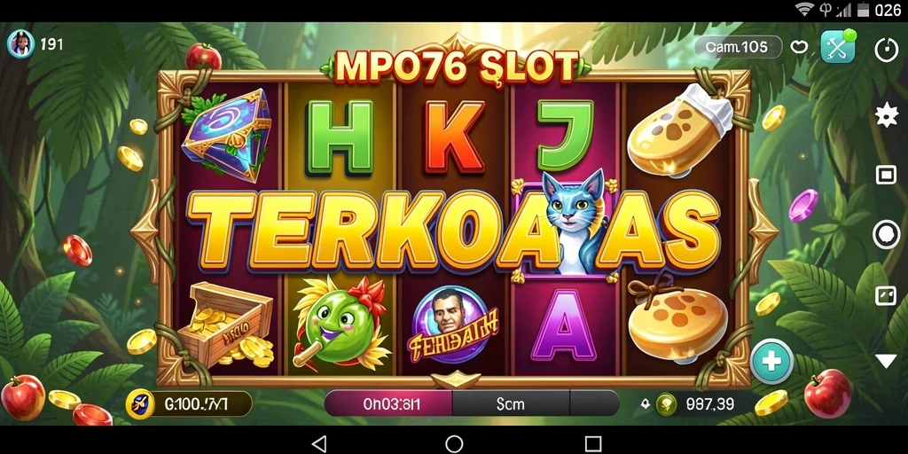 Tampilan menarik dari gameplay MPO76 yang mengasyikkan.