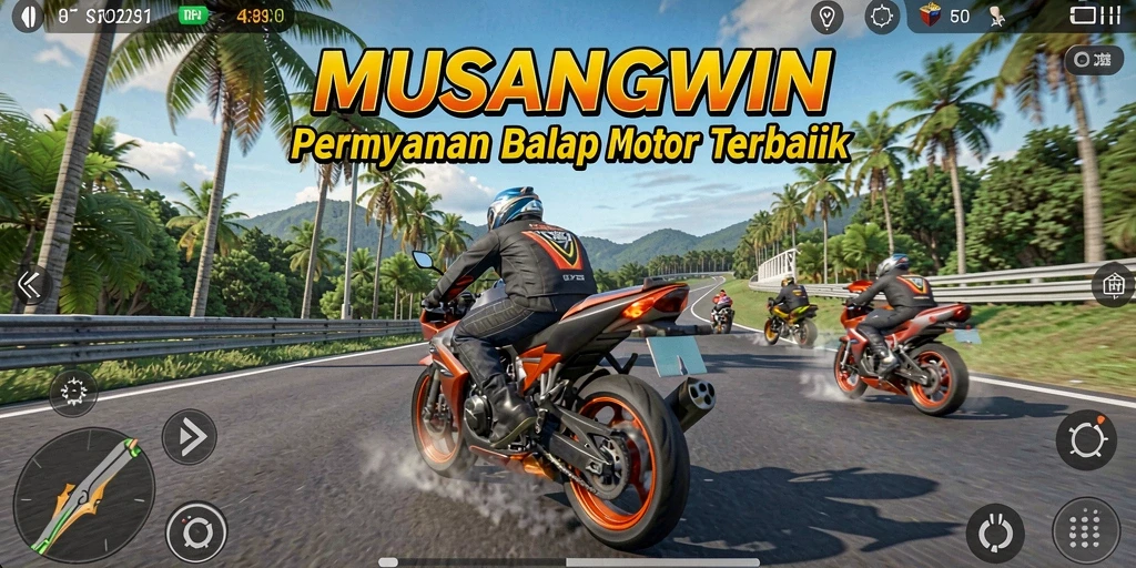 Gameplay seru dengan lintasan balap yang menguji keahlian Anda.