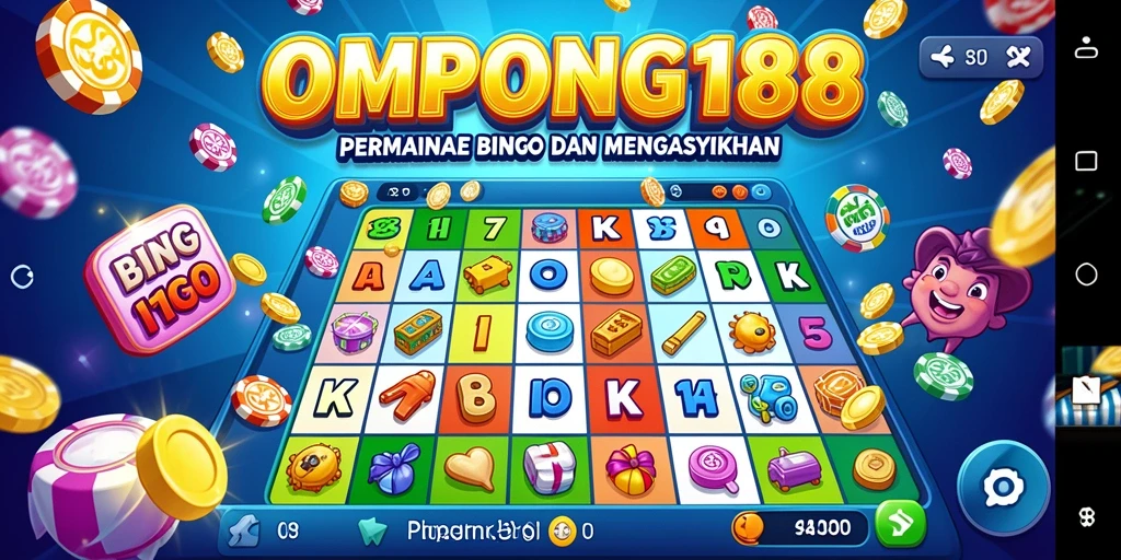 Tampilan gameplay seru OMPONG188 dengan interaksi Bingo.