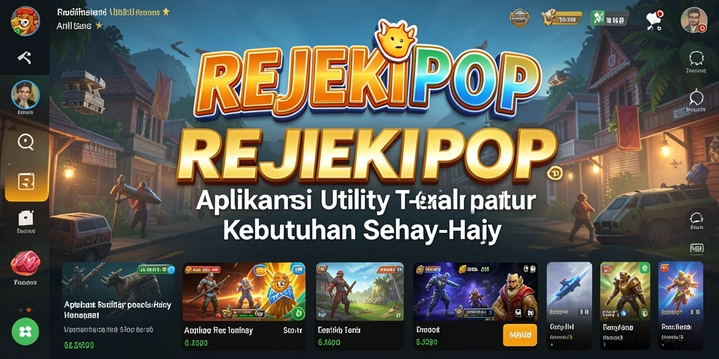 Tampilan screenshot utama REJEKIPOP dengan fitur pengelolaan tugas.