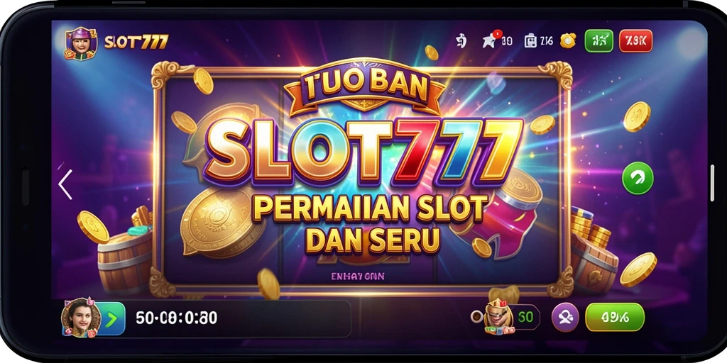 Tampilan menarik dari gameplay SLOT777 yang memukau.