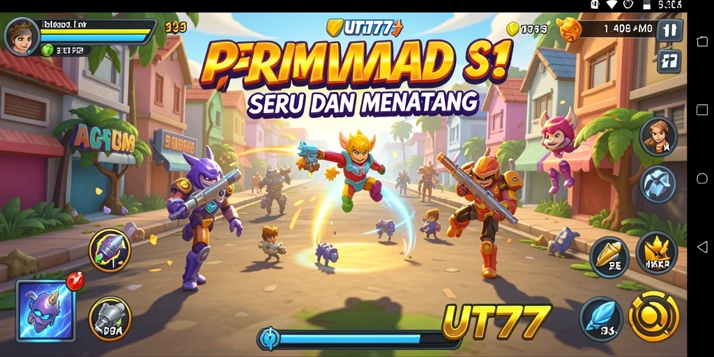 Tampilan menarik dari gameplay UT77 yang menegangkan.