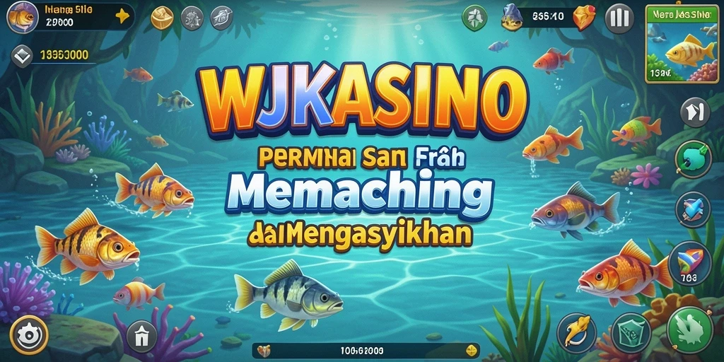Tampilan screenshot gameplay WJKASINO dengan elemen memancing yang menarik.