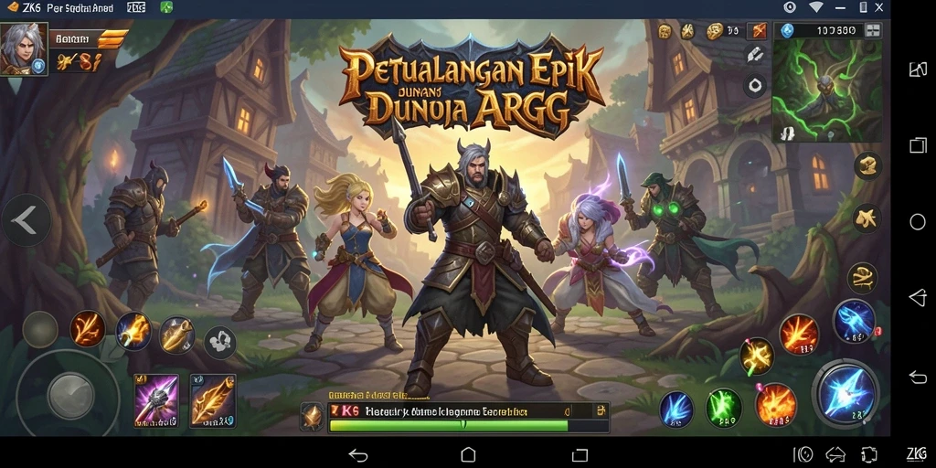 Gameplay seru ZK6 yang penuh aksi di arena pertempuran.